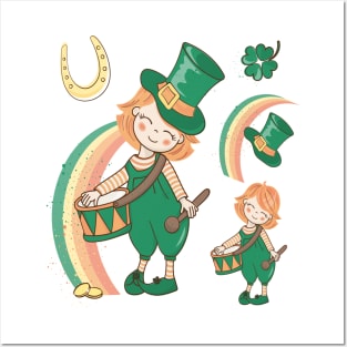 Irisch happy st.Patrick's day Posters and Art